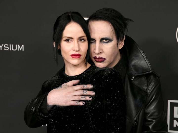 Marilyn Manson and Lindsay Usich