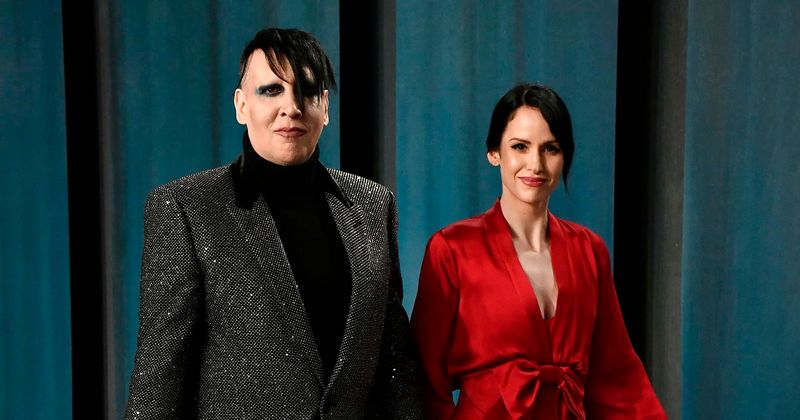 Marilyn Manson and Lindsay Usich