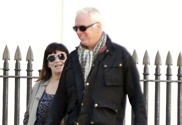 Dawn French and Mark Bignell