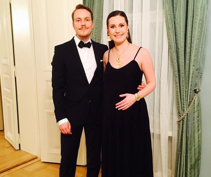 Sanna Marin and Markus Raikkonen