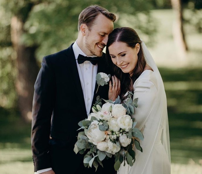 Sanna Marin and Markus Raikkonen