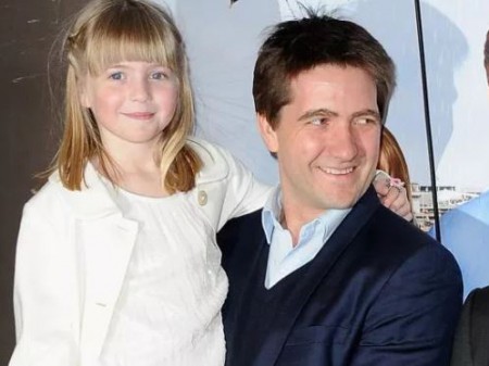 Matilda Martha Thykier and her dad