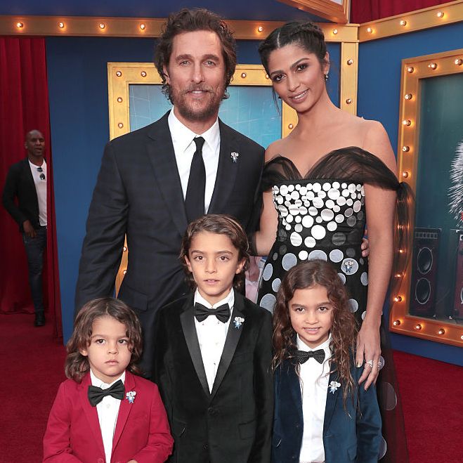 Matthew McConaughey and his family