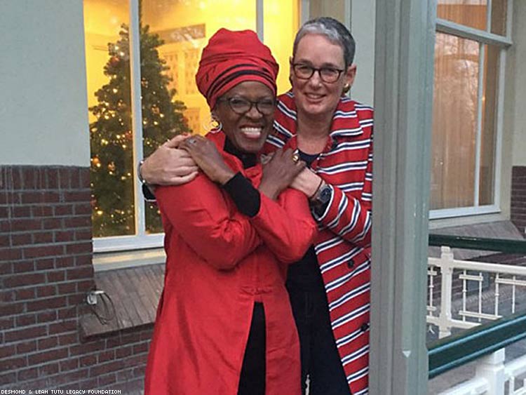 Marceline van Furth and Mpho Andrea Tutu