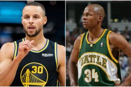 Who is better Ray Allen or Steph Curry? How many 3s did Ray Allen take? Who made the most 3-pointers in a game?