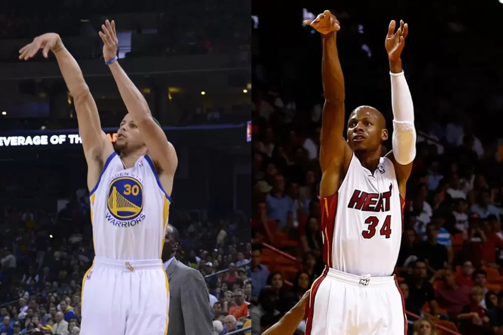 Ray Allen and Steph Curry
