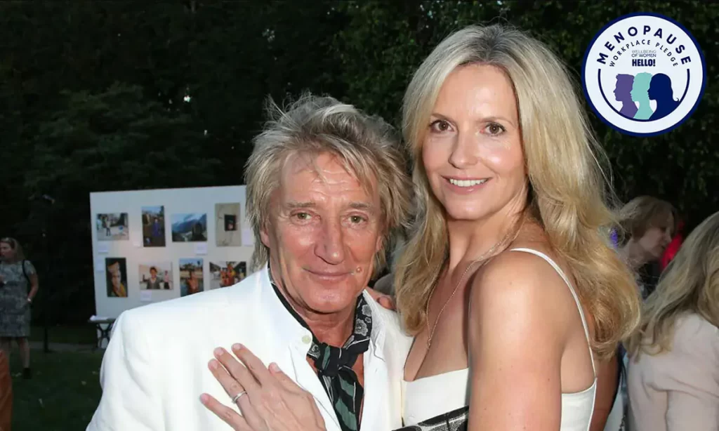 Rod Stewart and Penny Lancaster