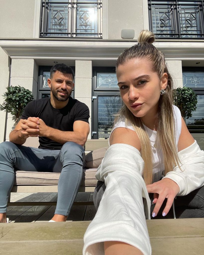 Sofia Calzetti and Sergio Aguero