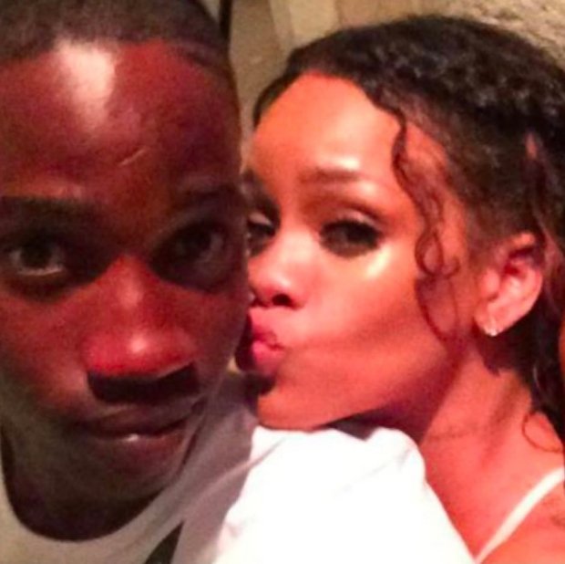 Tavon Alleyne and Rihanna