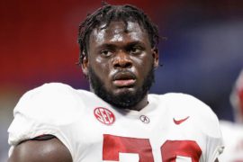 Is Alex Leatherwood a rookie? Is Alex Leatherwood a left tackle? Is Alex Leatherwood a right tackle? How many penalties did Alex Leatherwood have?