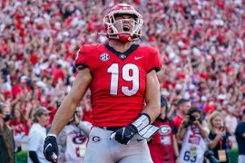 Was  a 5 star? Is Brock Bower freshman? How many TD does Brock Bowers have?