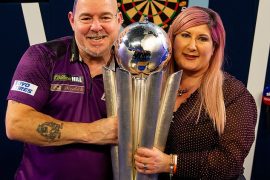Who is Peter Wright’s wife Joanne Wright?