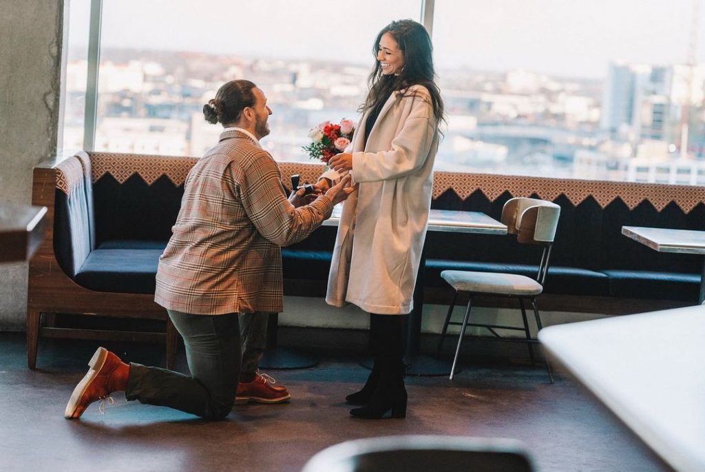 Anthony Firkser and Natalie Hennessy