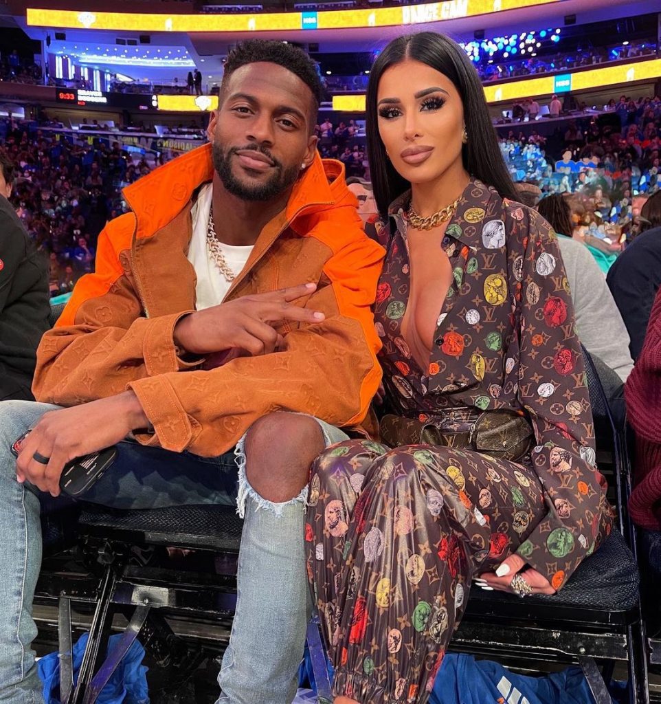 Emmanuel Sanders and Gabriella Waheed