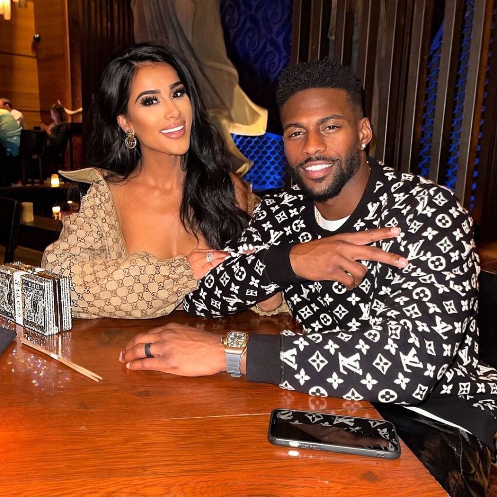 Emmanuel Sanders and Gabriella Waheed