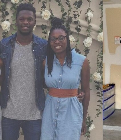 Julius Randle and Nastassia Caldwell Randle