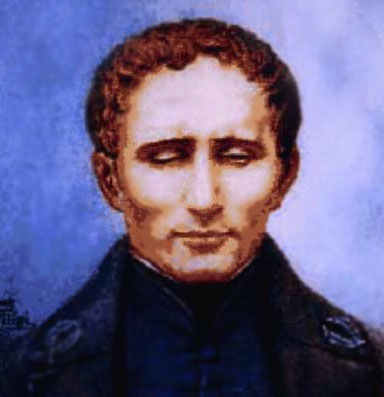 A  portrait of Louis Braille
