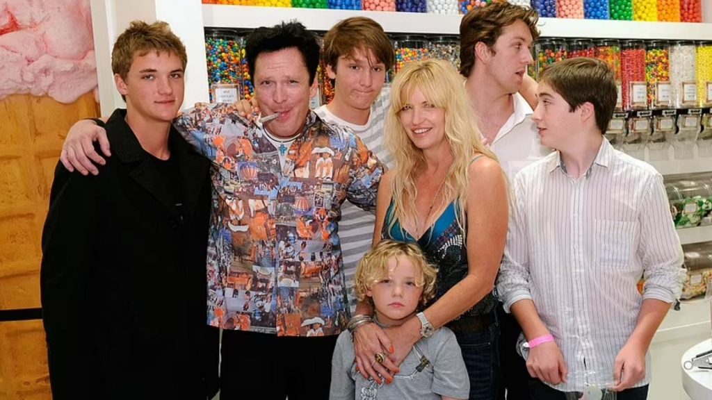 Michael Madsen and his family