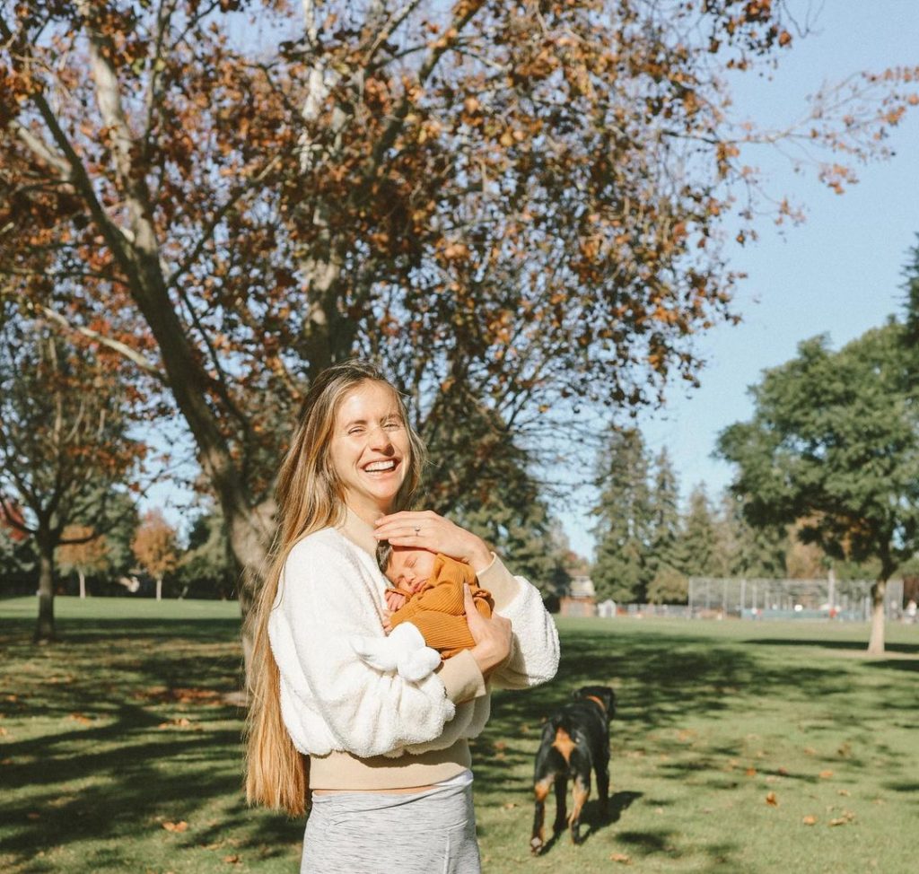 Maddy Wishnowsky and her daughter