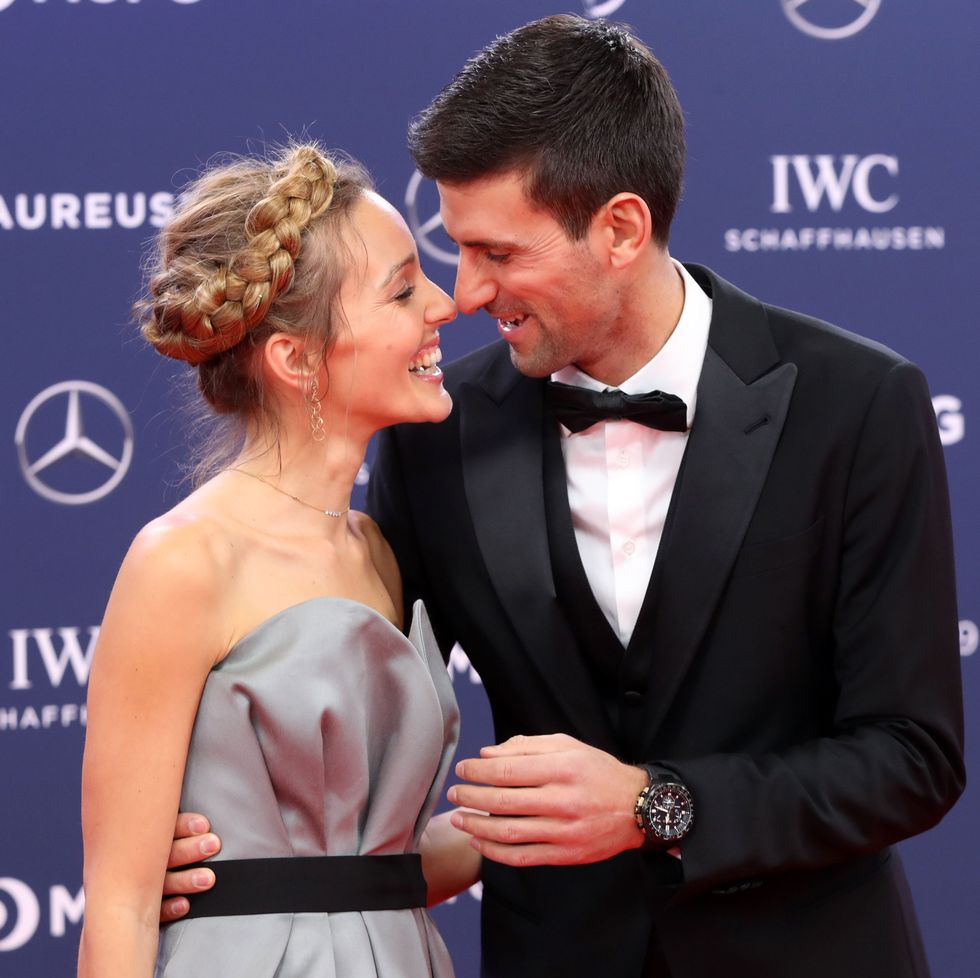 Jelena and Novak Djokovic