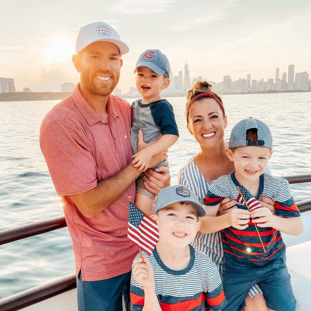 Robbie Gould and his family