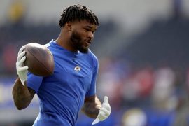 Cam Akers rushing yards last game