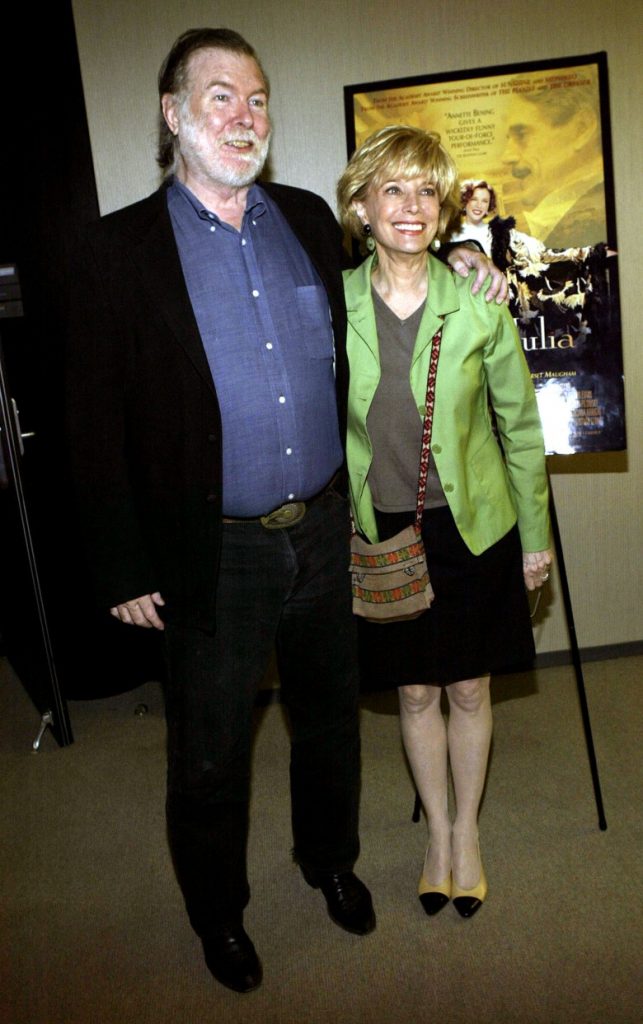 Aaron Latham and Lesley Stahl