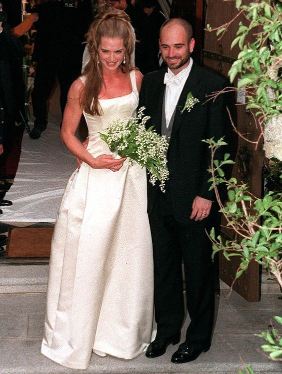 Andre Agassi and Brooke Shields