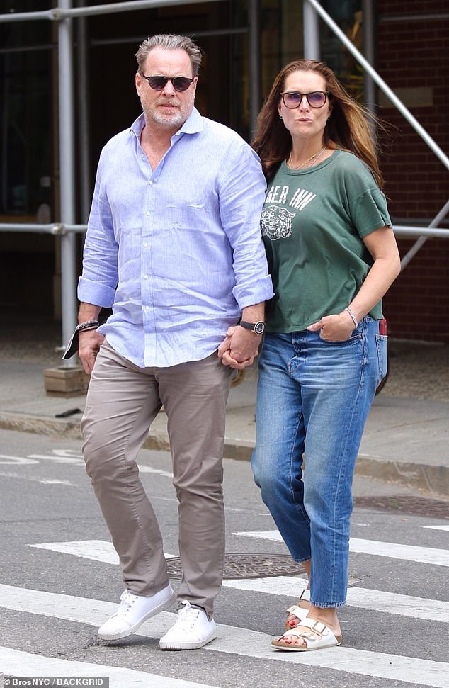 Chris Henchy and Brooke Shields