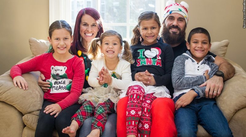Eric Weddle and his family