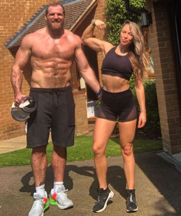James Haskell and Chloe Madeley
