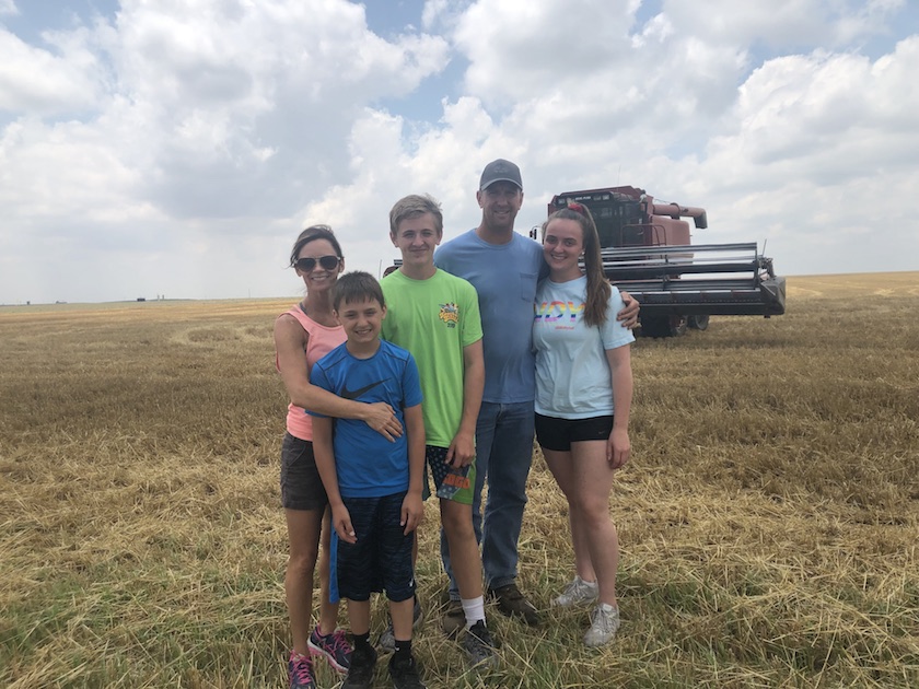 Darrin Simmons and his family