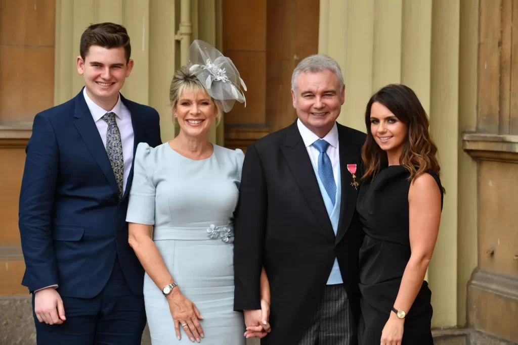 Eamonn Holmes and his family