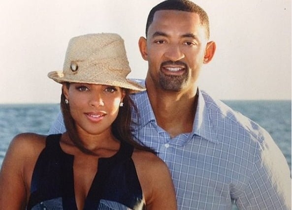 Juwan Howard and Jenine Wardally