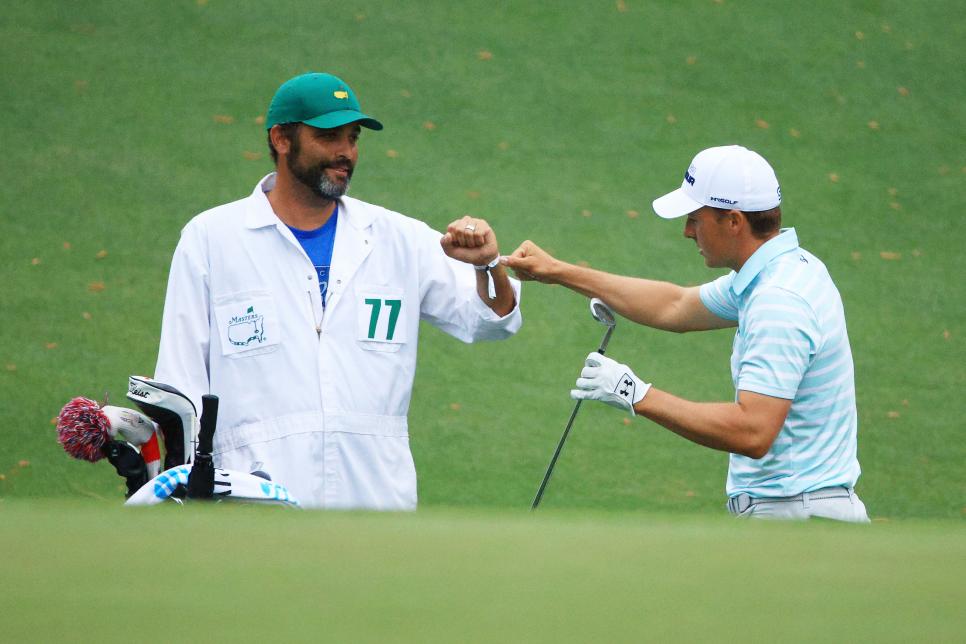 Michael Greller and Jordan Spieth