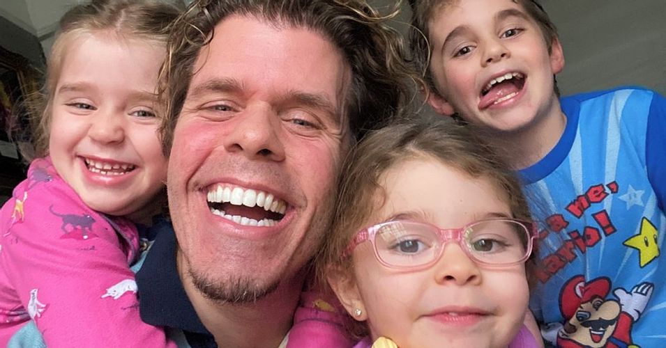 Perez Hilton and his kids