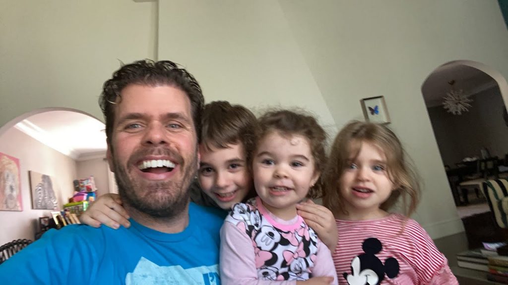 Perez Hilton and his kids