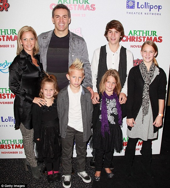 Zachary Taylor Warner and his family