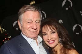 What was Susan Lucci’s husband Helmut Huber doing for a living? How did Susan Lucci meet Helmut Huber?