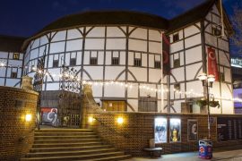 Where Is The Modern Globe Theatre? In Which Year Did The Original Globe Theatre Burn Down?