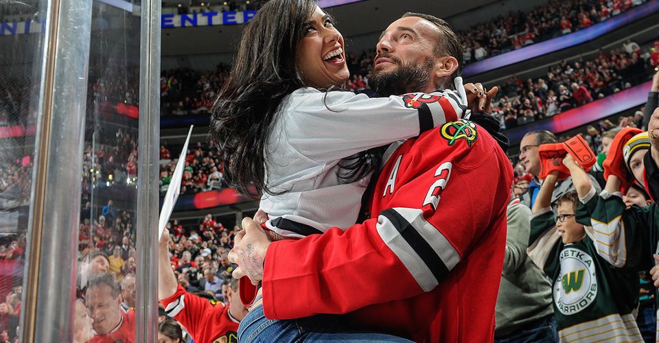 AJ Lee and CM Punk