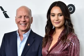 What is the age difference between Bruce Willis and his wife?