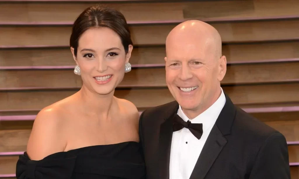 Emma Heming Willis and Bruce Willis 