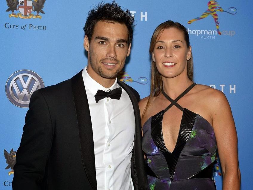 Fabio Fognini and Flavia Pennetta