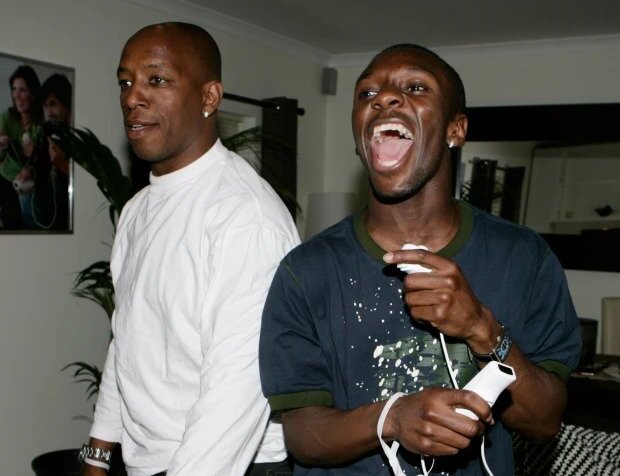 Shaun Wright-Phillips and Ian Wright