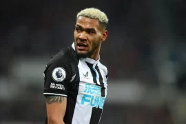 What is Joelinton position? What is Joelinton real name? How tall is Joelinton? What teams has Joelinton played for?