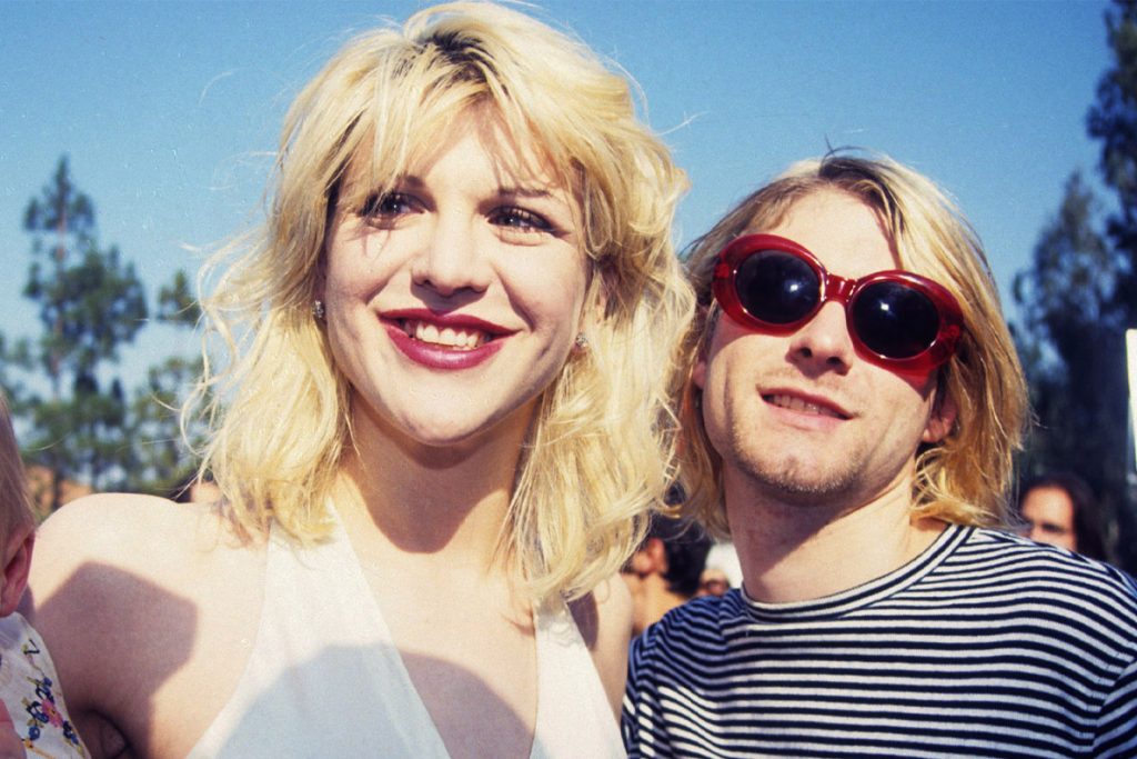Kurt Cobain and Courtney Love