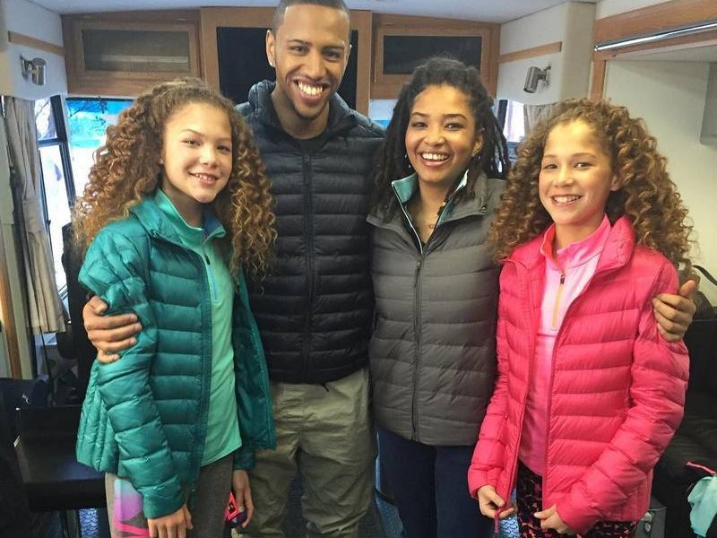 Michael Strahan and his children