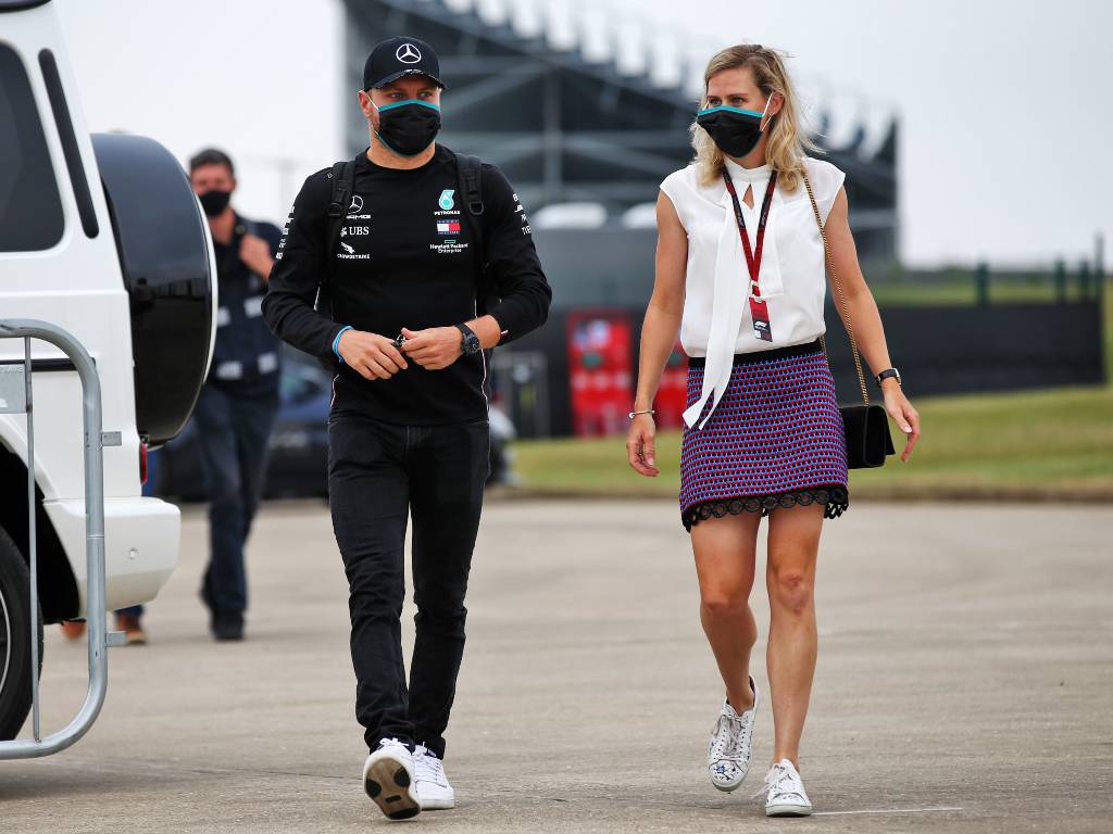 Valterri Bottas and Tiffany Cromwell