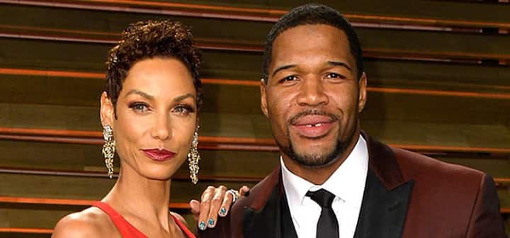 Michael Strahan and Wanda Hutchin